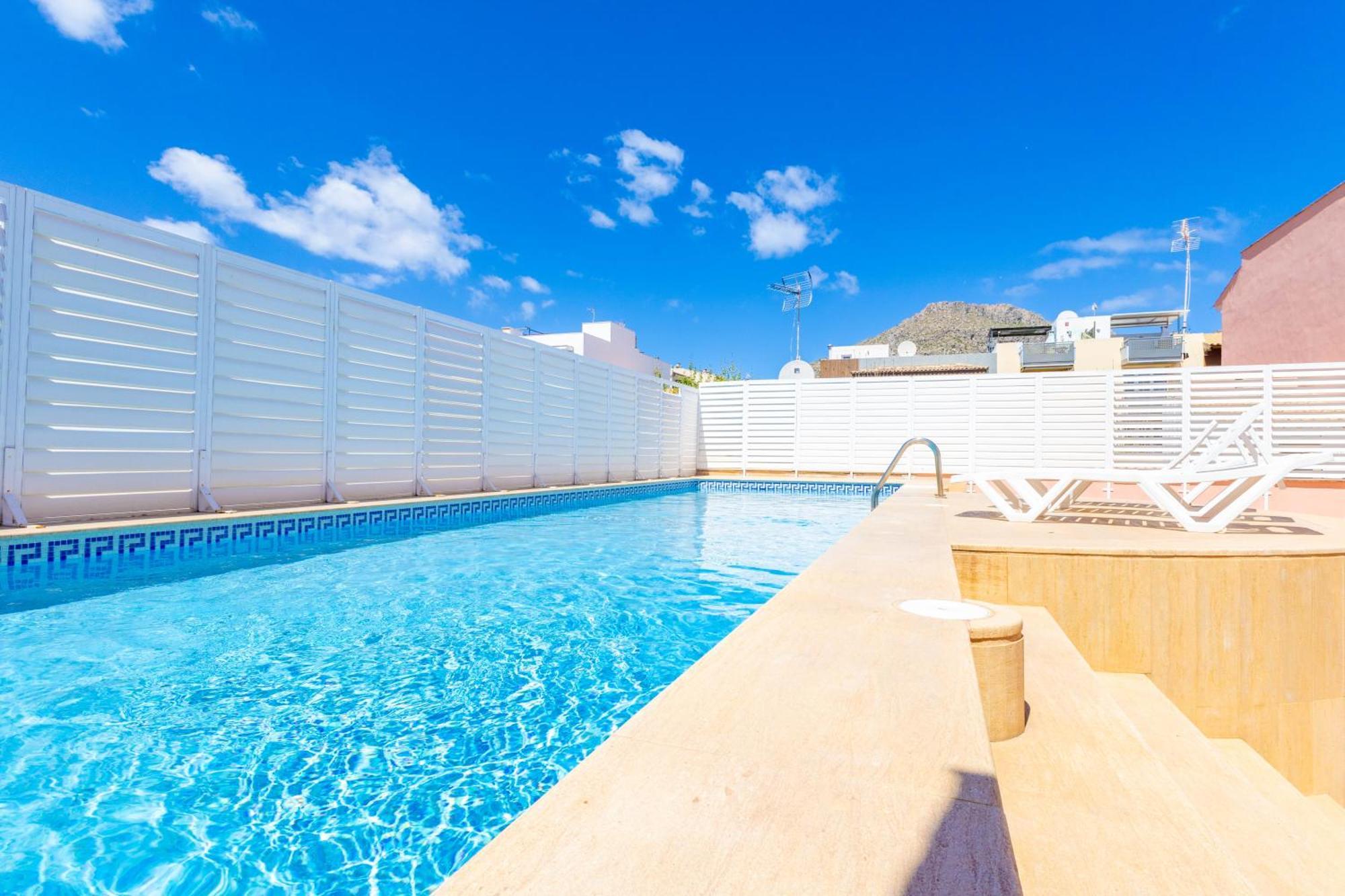 Nice Apartment With Wifi And Pool Port de Pollença Exteriör bild